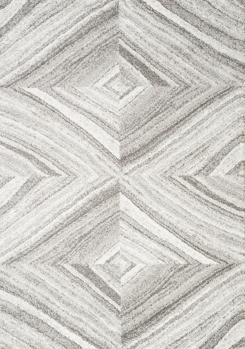 Sable 7312_G201 Grey Kaleidescope Area Rug by Kalora Interiors