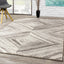 Sable 7312_G201 Grey Kaleidescope Area Rug by Kalora Interiors