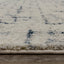 Sable 9813_P316 Cream Blue Soft Grid Rug By Kalora Interiors