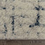 Sable 9813_P316 Cream Blue Soft Grid Rug By Kalora Interiors