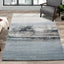 Sable Blue Cream Misty River Rug by Kalora Interiors