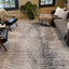 Sable Grey Cream Zebra Ripple Rug by Kalora Interiors