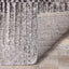 Sable Grey Cream Zebra Ripple Rug by Kalora Interiors