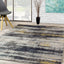 Saffron Cream Blue Smoothing Screen Rug by Kalora Interiors