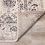 Safi Cream Grey Traditional Border Rug by Kalora Interiors
