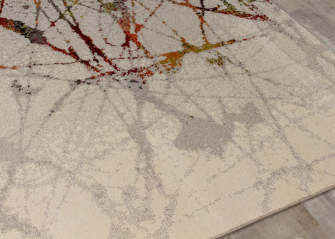 Safi 5871_6S01 Grey Multi Splatter Area Rug by Kalora Interiors