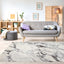 Safi 7776_6S11 Grey Cream Marble Pattern Area Rug by Kalora Interiors