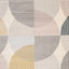 Safi 9524_X101 Cream Circles Area Rug by Kalora Interiors