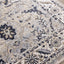 Samira Traditional Cream Blue Border Rug by Kalora Interiors