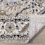 Samira Traditional Cream Blue Border Rug by Kalora Interiors