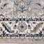 Samira Traditional Cream Blue Border Rug by Kalora Interiors