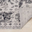 Sara Grey Black Elaborate Edging Rug by Kalora Interiors
