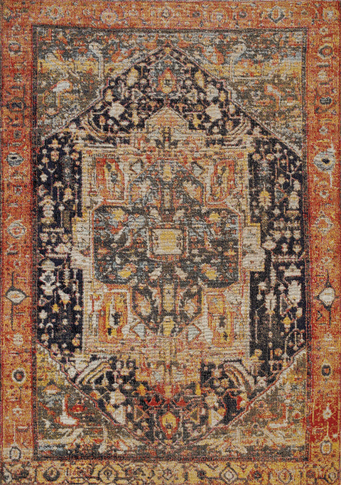 Sara Brimming Courtyard Oriental Style Area Rug by Kalora Interiors