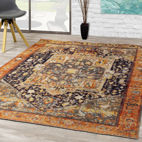 Sara Brimming Courtyard Oriental Style Area Rug by Kalora Interiors