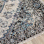 Sara Grey Blue Faded Border Rug By Kalora Interiors