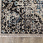 Sara Grey Blue Faded Border Rug By Kalora Interiors