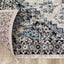 Sara Grey Blue Faded Border Rug By Kalora Interiors
