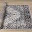 Sara Grey Blue Faded Border Rug by Kalora Interiors