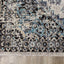 Sara Grey Blue Faded Border Rug By Kalora Interiors