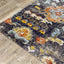 Sara Grey Blue Yellow Ornamental Rug by Kalora Interiors