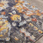 Sara Grey Blue Yellow Ornamental Rug by Kalora Interiors