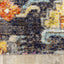 Sara Grey Blue Yellow Ornamental Rug by Kalora Interiors