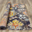 Sara Grey Blue Yellow Ornamental Rug by Kalora Interiors