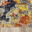 Sara Grey Blue Yellow Ornamental Rug by Kalora Interiors