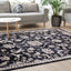 Sara Black Grey Elegant Traditional Rug by Kalora Interiors