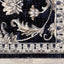 Sara Black Grey Elegant Traditional Rug by Kalora Interiors