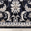 Sara Black Grey Elegant Traditional Rug by Kalora Interiors