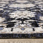 Sara Black Grey Elegant Traditional Rug by Kalora Interiors