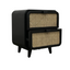 Cane Oval 2 Drawer Nightstand by LH Imports