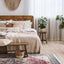 Serene Pink Cream Blue Elaborate Border Rug by Kalora Interiors