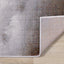 Sidra Cream Orange Foggy Wisps Soft Touch Rug by Kalora Interiors