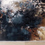 Sidra Cream Orange Foggy Wisps Soft Touch Rug by Kalora Interiors