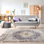 Sidra C115_2494 Grey Transitional Pattern Oriental Style Area Rug by Kalora Interiors
