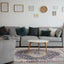 Sidra Grey Blue Transitional Soft Touch Rug by Kalora Interiors