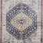 Sidra Grey Blue Transitional Soft Touch Rug by Kalora Interiors