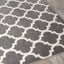 Siecle 16106_19 Grey Cream Ogee Pattern Area Rug by Novelle Home