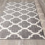 Siecle 16106_19 Grey Cream Ogee Pattern Area Rug by Novelle Home