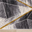 Soho Grey White Yellow Shaded Diamonds Rug by Kalora Interiors