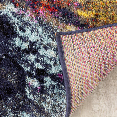 Sovereign B916_0686 Pink Red Yellow Volcano Area Rug by Novelle Home