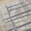 Sylvan Beige Cream Grey Wavy Crossed Lines Rug by Kalora Interior