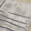 Sylvan Beige Cream Grey Wavy Crossed Lines Rug by Kalora Interior