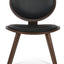 TOKYO CHAIR LEGS BEECH WOOD SEATBACK PLYWOOD AMERICAN WALNUT VENEER H87CM SH46CM D59CM W54CM 74KG COM 05MT 2