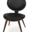 TOKYO CHAIR LEGS BEECH WOOD SEATBACK PLYWOOD AMERICAN WALNUT VENEER H87CM SH46CM D59CM W54CM 74KG COM 05MT 3
