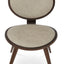 TOKYO CHAIR NUBUCK FABRIC BEIGE RENNA 025 LEGS BEECH WOOD SEATBACK PLYWOOD AMERICAN WALNUT VENEER H87CM SH46CM D59CM W54CM 74KG COM 05MT 10
