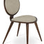 TOKYO CHAIR NUBUCK FABRIC BEIGE RENNA 025 LEGS BEECH WOOD SEATBACK PLYWOOD AMERICAN WALNUT VENEER H87CM SH46CM D59CM W54CM 74KG COM 05MT 8