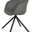 TRIBECA DINING STICK DINING BASE BLACK SWIVEL SEAT PPM GREY 2416 12 1